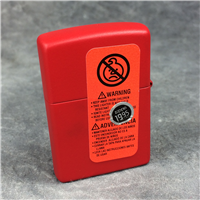 ZIPPO Motor Sports Matte Red Lighter (Zippo, 2005) SEALED