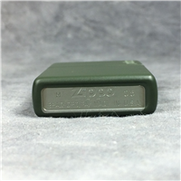 ZIPPO Front Logo Matte Hunter Green Lighter (Zippo, 2005) SEALED