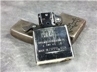 ZIPPO Barbed Wire Wrap-Around Antique Silver Plate Lighter (Zippo, 2005)