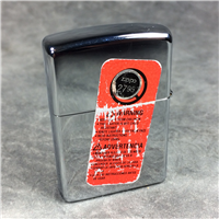 ZIPPO Red Black Flame High-Polish Chrome Lighter (Zippo, 2005) SEALED