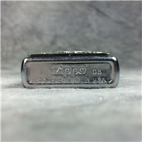 ZIPPO Longhorn Skull Emblem Street Chrome Lighter (Zippo, 2005) SEALED