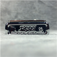 ZIPPO Bling Dollar Sign Emblem High-Polish Chrome Lighter (Zippo, 2006) SEALED