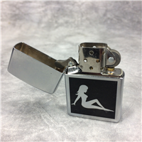 ZIPPO GIRL SILHOUETTE Street Chrome Lighter (Zippo, 2006)