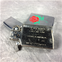 ZIPPO ROSE High-Polished Chrome Slim Lighter (Zippo, 2005)