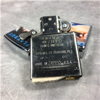 PLAYBOY WOMAN WITH GUN Polished Chrome Lighter (Zippo, 2005)