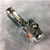 PLAYBOY WOMAN WITH GUN Polished Chrome Lighter (Zippo, 2005)