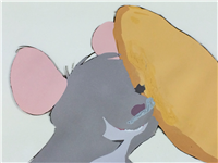 THE ARISTOCATS Roquefort Mouse Original Animation Production Cel (Disney, 1970)