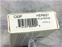 Rare Discontinued SPYDERCO C53P PETER HERBST Aluminum Folding Liner Lock Knife
