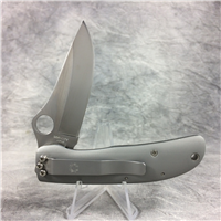 Rare Discontinued SPYDERCO C53P PETER HERBST Aluminum Folding Liner Lock Knife