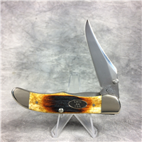 2014 Case 61265 LC SS Antique Folding Hunter Linerlock