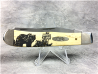 2005 Case 6254 SS Smooth Natural Grizzy Bear Laser Etch Trapper