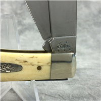 2005 Case 6254 SS Smooth Natural Grizzy Bear Laser Etch Trapper