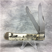 2005 Case 6254 SS Smooth Natural Hunter & Barn Laser etch Trapper