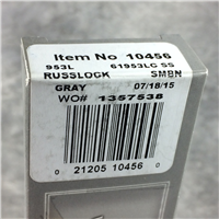 2015 Case 61953 LC SS Smooth Gray Chain Link Laser Etch Russlock