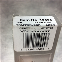 2015 Case 6154 LC SS Smooth Gray Chain Link Laser Etch Trapperlock