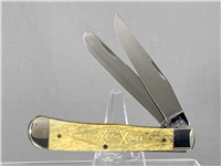 2014 Case 6254 SS Smooth olive green bone 125 Years 1889-2014 Trapper