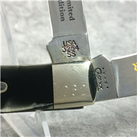 2000 Case 3254 SS Black & Gold Swirl Abalone Sacagawea Golden Dollar Trapper