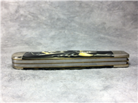 2000 Case 3254 SS Black & Gold Swirl Abalone Sacagawea Golden Dollar Trapper