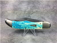 2010 Case 6165 SS Smooth Caribbean Blue Tang Stamp Premiere Folding  Hunter