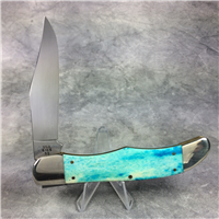 2010 Case 6165 SS Smooth Caribbean Blue Tang Stamp Premiere Folding  Hunter