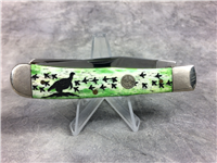 2007 CASE XX 6254 SS Turkey Laser-Etched Smooth Green Bone Trapper Knife