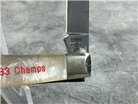 1983 Case 92042 SS Imitation Pearl NC State NCAA Champs Pen Knife