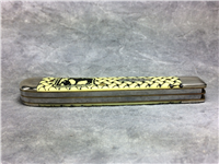 2008 Case 3254 SS Yellow Kneeling Cowboy & Basket Weave Trapper