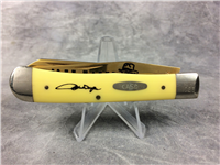 1984 CASE XX USA 3254 Limited Edition JOHN WAYNE Yellow Trapper Knife