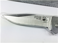 SOG SLIMJIM SJ31-CP Silver AUS-8 Lockback  NEW IN PACKAGE