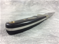 FROST CUTLERY MOSSY OAK 8-1/8" Wood-Handled Fixed-Blade Knife with Leather Sheath