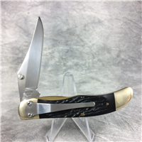 REMINGTON SPORTSMAN SERIES Black Jigged Single-Blade Liner Lock