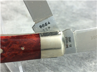 1973 CASE XX STAINLESS USA 6254 SSP Red/Brown Jigged Bone Trapper Knife