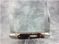 1978 CASE XX USA 06247 PEN Jigged Bone Chrome Vanadium Half-Stockman