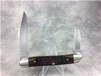 1978 CASE XX USA 06247 PEN Jigged Bone Chrome Vanadium Half-Stockman