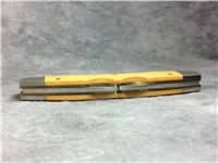 1980 CASE XX USA Tan Micarta Wood 2-Blade TEXAS LOCKHORN