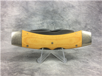 1980 CASE XX USA Tan Micarta Wood 2-Blade TEXAS LOCKHORN