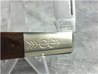 CRIPPLE CREEK Effingham IL Dark Brown Sawcut Bone Single-Blade Barlow Knife