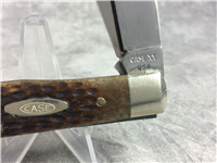 1979 CASE XX USA 6254 SSP Chrome Vanadium Brown Jigged Bone Trapper