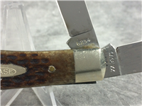 1979 CASE XX USA 6254 SSP Chrome Vanadium Brown Jigged Bone Trapper