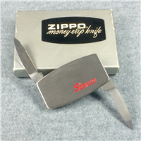 SNAP-ON Brushed Chrome ZIPPO Pocket Knife/Nail File/Money Clip