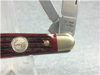 BOKER TREE BRAND CLASSIC 7588 Jigged Red Bone Stockman