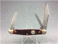 BOKER TREE BRAND CLASSIC 7588 Jigged Red Bone Stockman