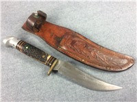 1980s Western USA Hunting Knife 