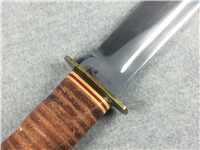 KA-BAR USA 11" Stacked Leather Bowie Knife with Leather Sheath