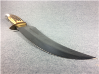 EDGE BRAND Solingen Germany 048 Stag Original Bowie Knife with Leather Sheath