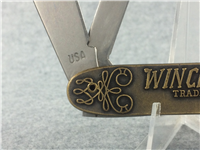 2000 WINCHESTER 3-1/2" Brass TURN OF THE CENTURY 2-Blade Jack Knife