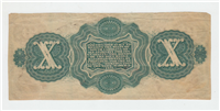 1872 $10 State of South Carolina Revenue Bond Scrip