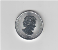 2016 $8 CANADA Buffalo 1-1/4 Ounce 999 Silver Coin