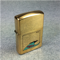 HARLEY DAVIDSON 1933 LOGO Polished Brass Lighter (Zippo, 1991)