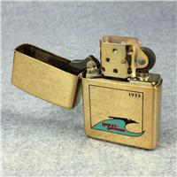 HARLEY DAVIDSON 1933 LOGO Polished Brass Lighter (Zippo, 1991)